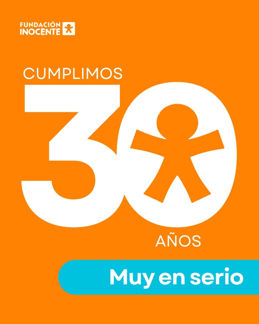30 años muy en serio: la Fundación Inocente celebra su aniversario habiendo destinado más de 27,5 millones de euros a la infancia